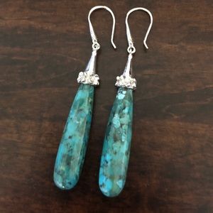 Genuine Turquoise Earrings JTV